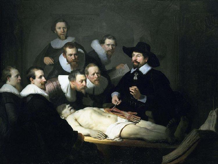 REMBRANDT Harmenszoon van Rijn Anatomy Lesson of Dr. Nicolaes Tulp, Germany oil painting art
